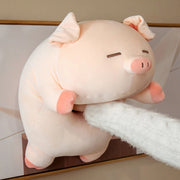 Lying Pig Plushie