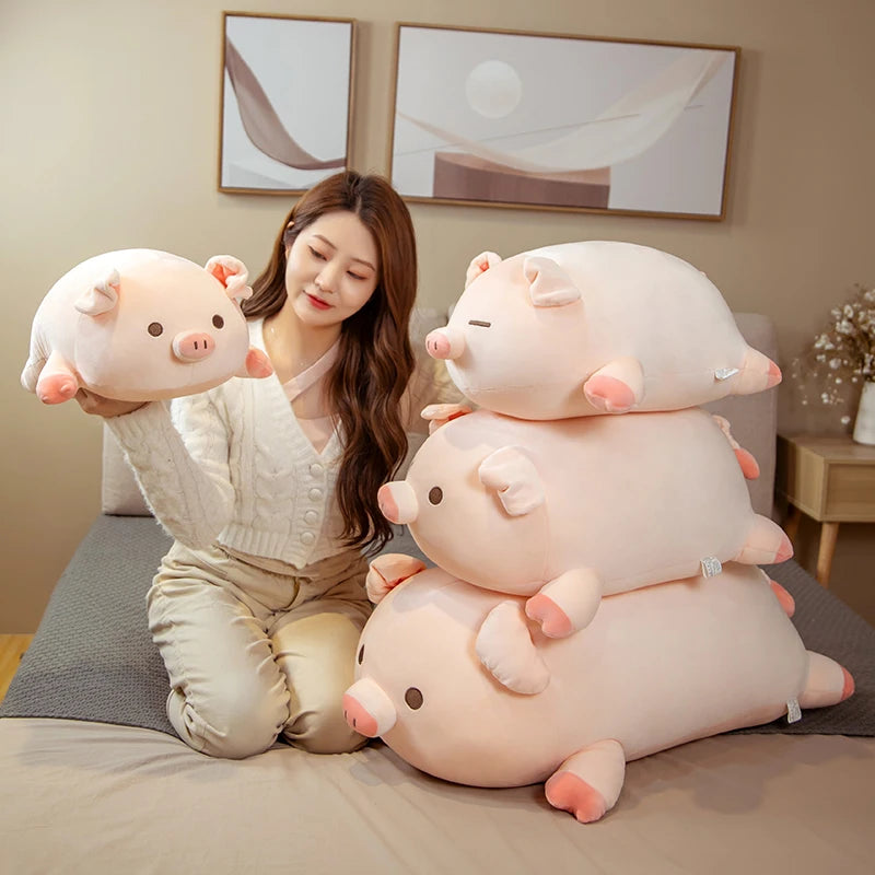 Lying Pig Plushie