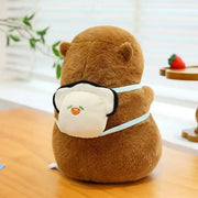 Capybara Plushie with Turtle Backpack (25cm)
