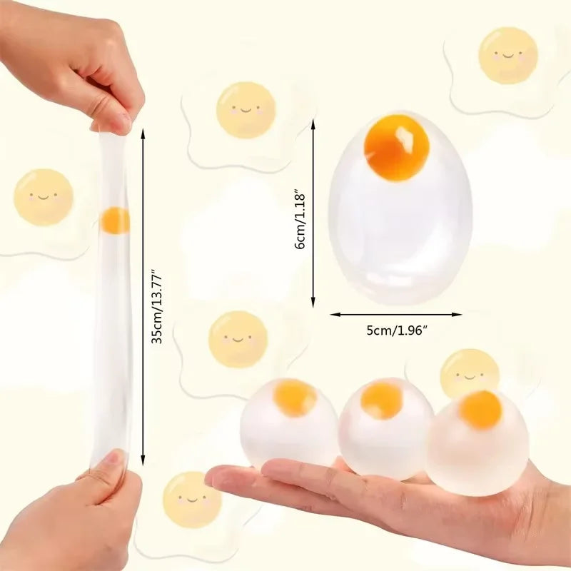 Clear Egg Splat Ball Squishy