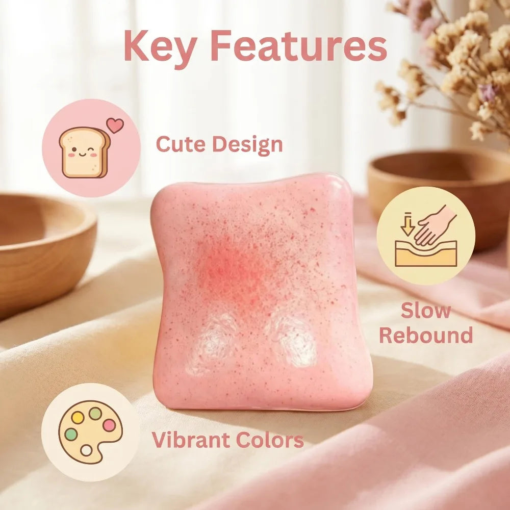 Pastel Butter Toast Squishy