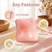 Pastel Butter Toast Squishy