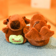 Mini Capybara Plushie – Hoodies, Headphones & Ducks