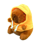 Mini Capybara Plushie – Hoodies, Headphones & Ducks