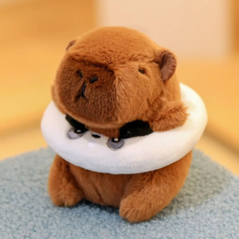 Mini Capybara Plushie – Hoodies, Headphones & Ducks