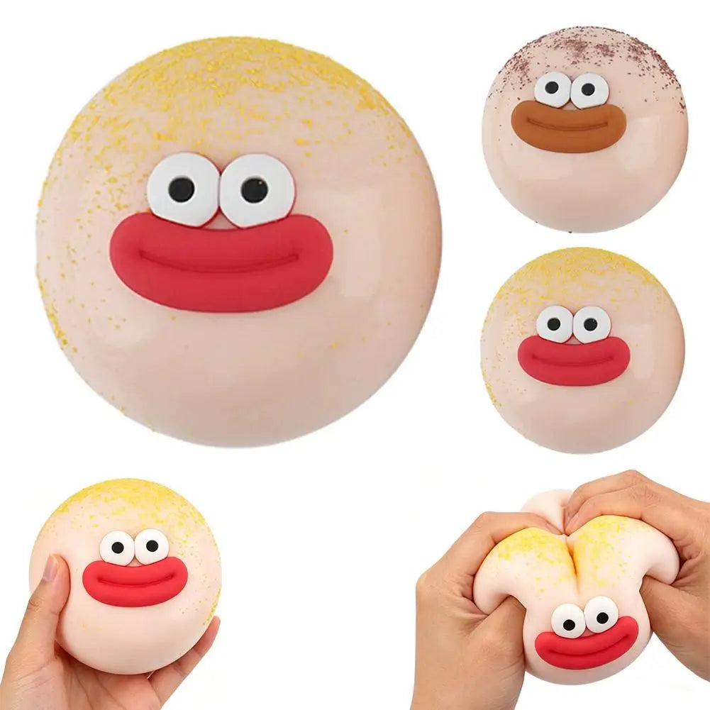 Funny Face Bun Squishy (9cm)