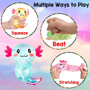 Glitter Axolotl Squishy