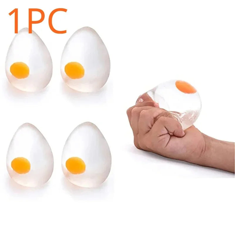 Clear Egg Splat Ball Squishy