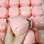 Crunchy Cheese Cube Squishy