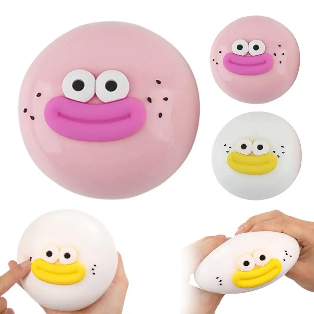 Funny Face Bun Squishy (9cm)