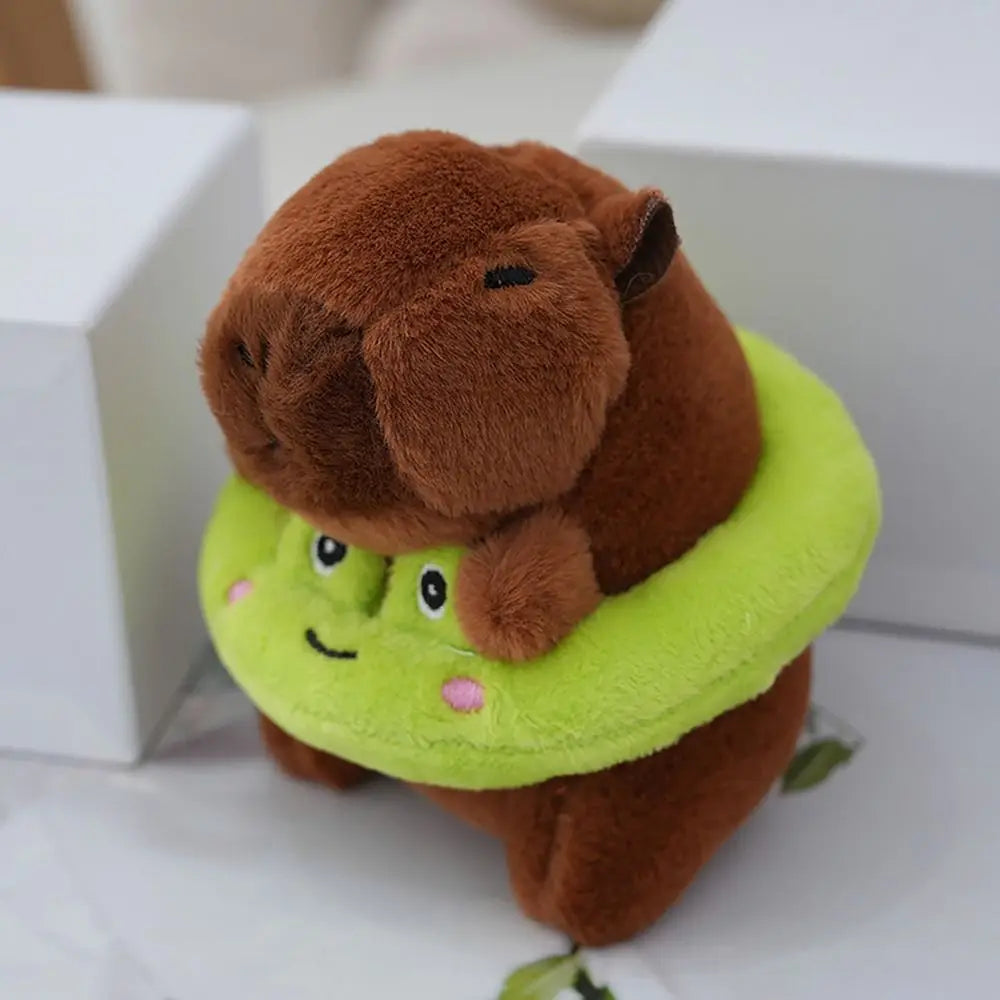 Mini Capybara Plushie – Hoodies, Headphones & Ducks