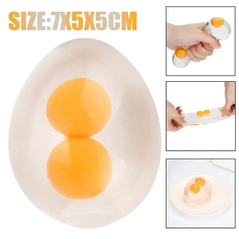 Clear Egg Splat Ball Squishy