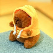 Mini Capybara Plushie – Hoodies, Headphones & Ducks