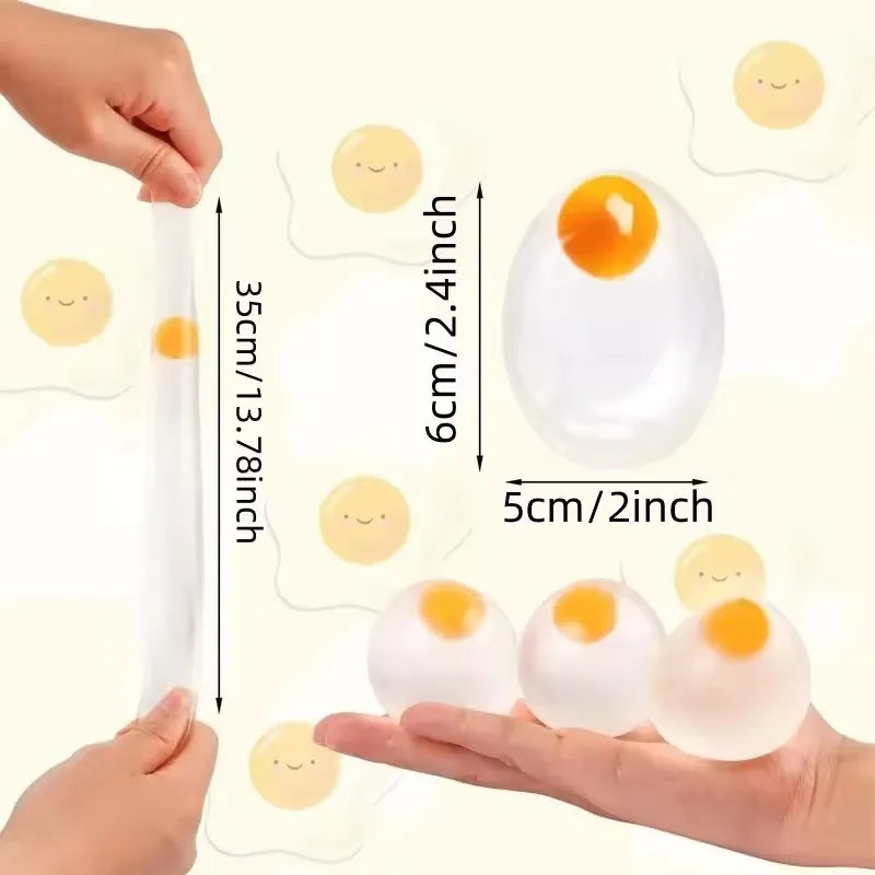 Splat Ball Squishy – Egg, Chicken & Tomato
