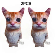 Wide-Eyed Cat Plushie
