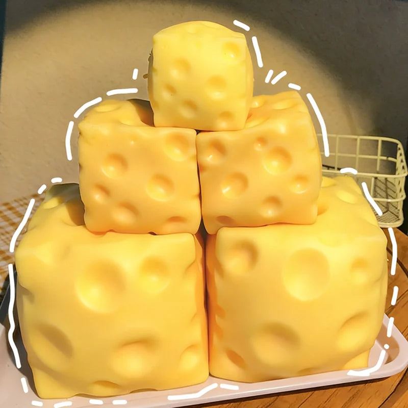 Square Cheese Squishy – 3 Sizes