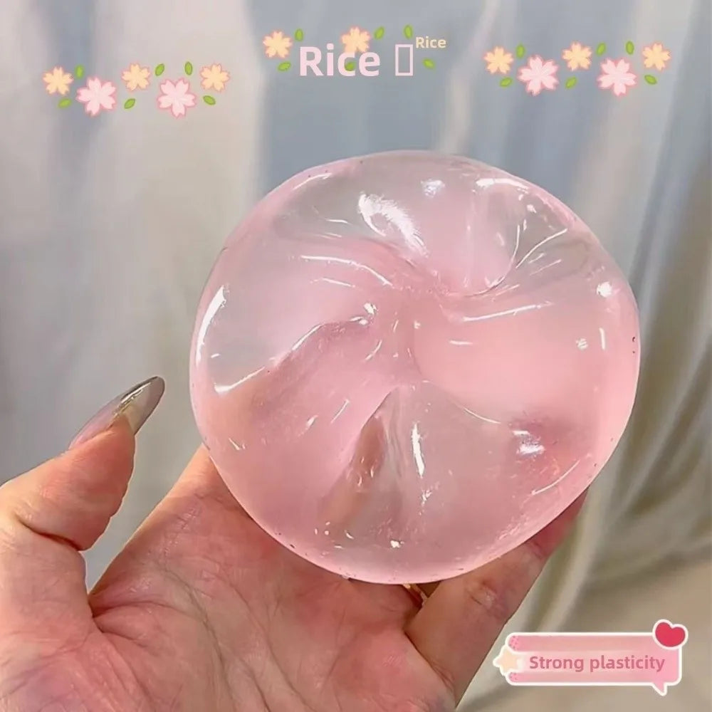 Transparent Slow Rising Squishy – Pink or Blue
