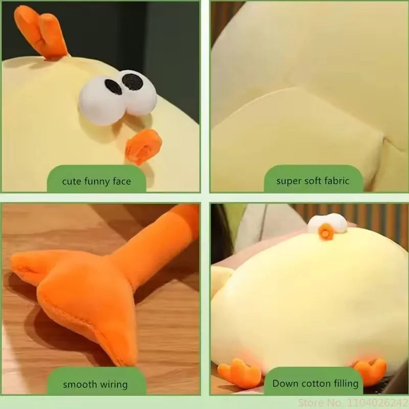 Fat Chicken Plush Pillow – 25cm to 65cm