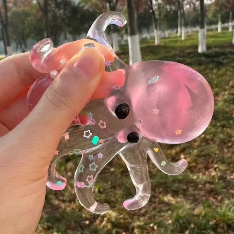 Glitter Octopus Squish