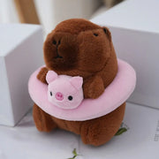 Mini Capybara Plushie – Hoodies, Headphones & Ducks