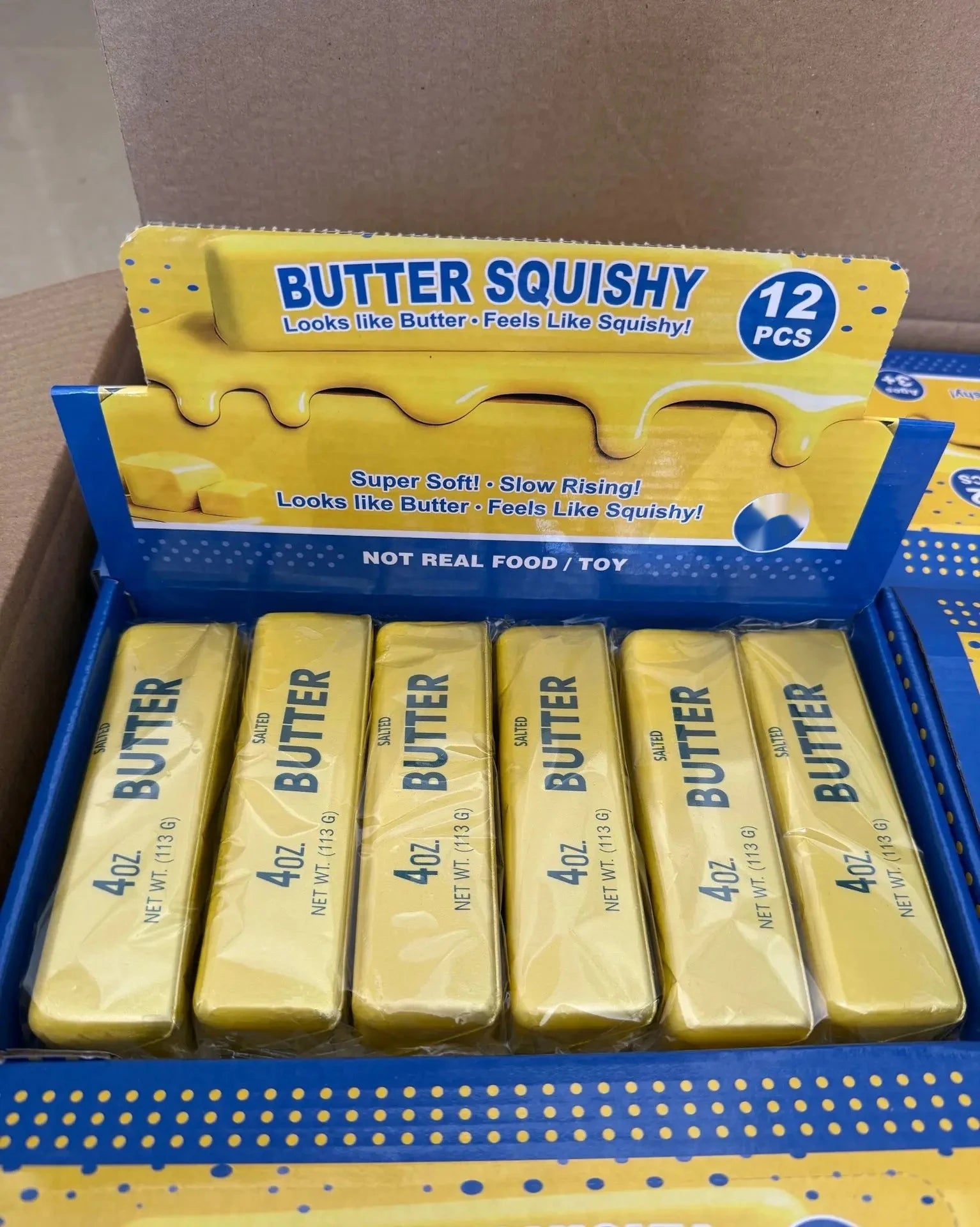 Butter Block Squishy – 5cm to 22cm