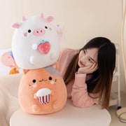 Popcorn Cow Plushie