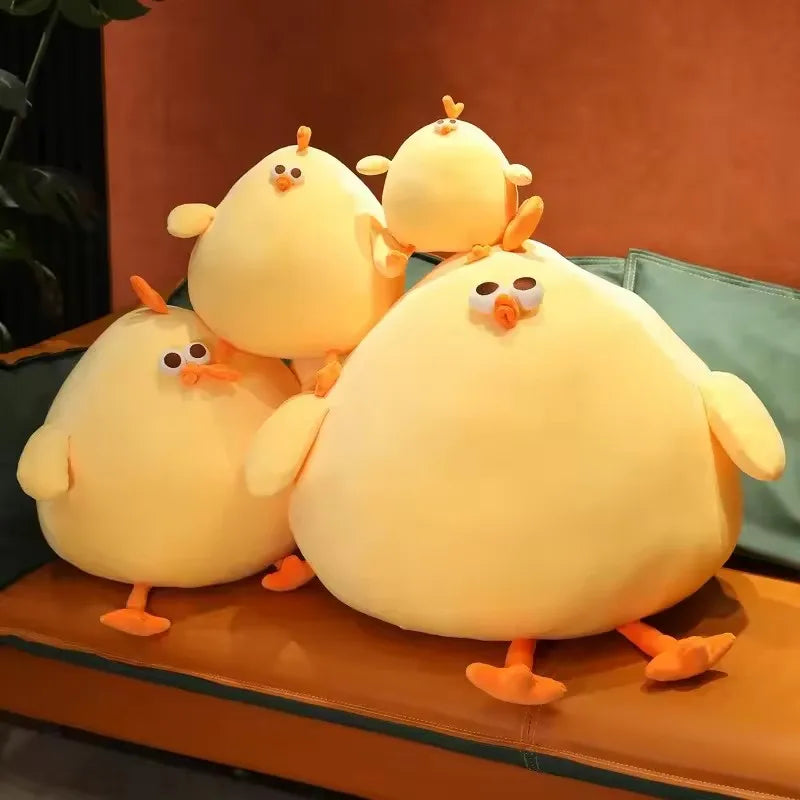 Fat Chicken Plush Pillow – 25cm to 65cm