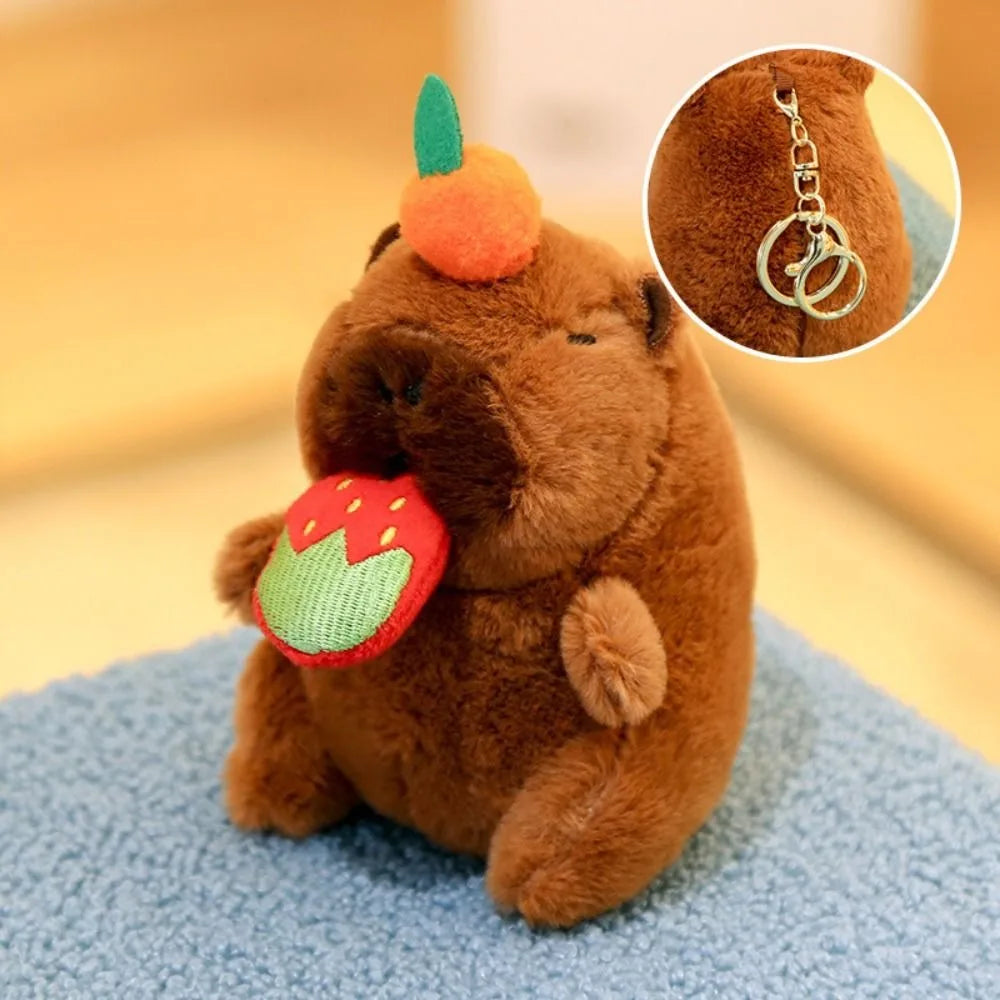 Mini Capybara Plushie – Hoodies, Headphones & Ducks