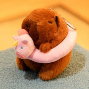 Mini Capybara Plushie – Hoodies, Headphones & Ducks