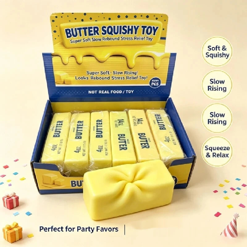 Butter Block Squishy – 5cm to 22cm