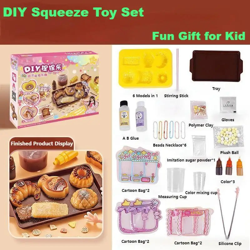 DIY Taba Squishy Kit – Animal, Food & Cat Paw Molds