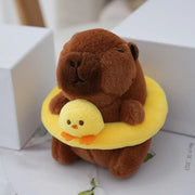 Mini Capybara Plushie – Hoodies, Headphones & Ducks