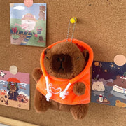 Mini Capybara Plushie – Hoodies, Headphones & Ducks