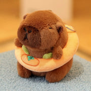 Mini Capybara Plushie – Hoodies, Headphones & Ducks