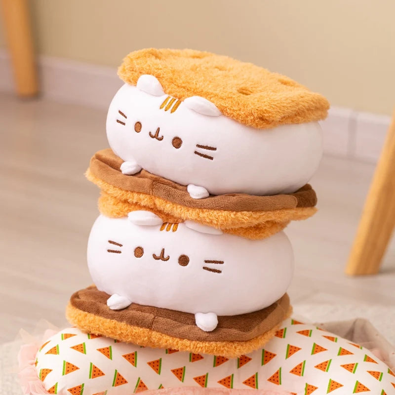 Cookie Sandwich Cat Plushie (15cm)