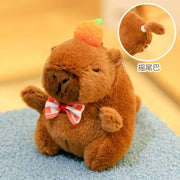 Mini Capybara Plushie – Hoodies, Headphones & Ducks