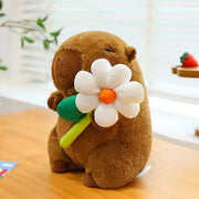 Capybara Plushie with Turtle Backpack (25cm)