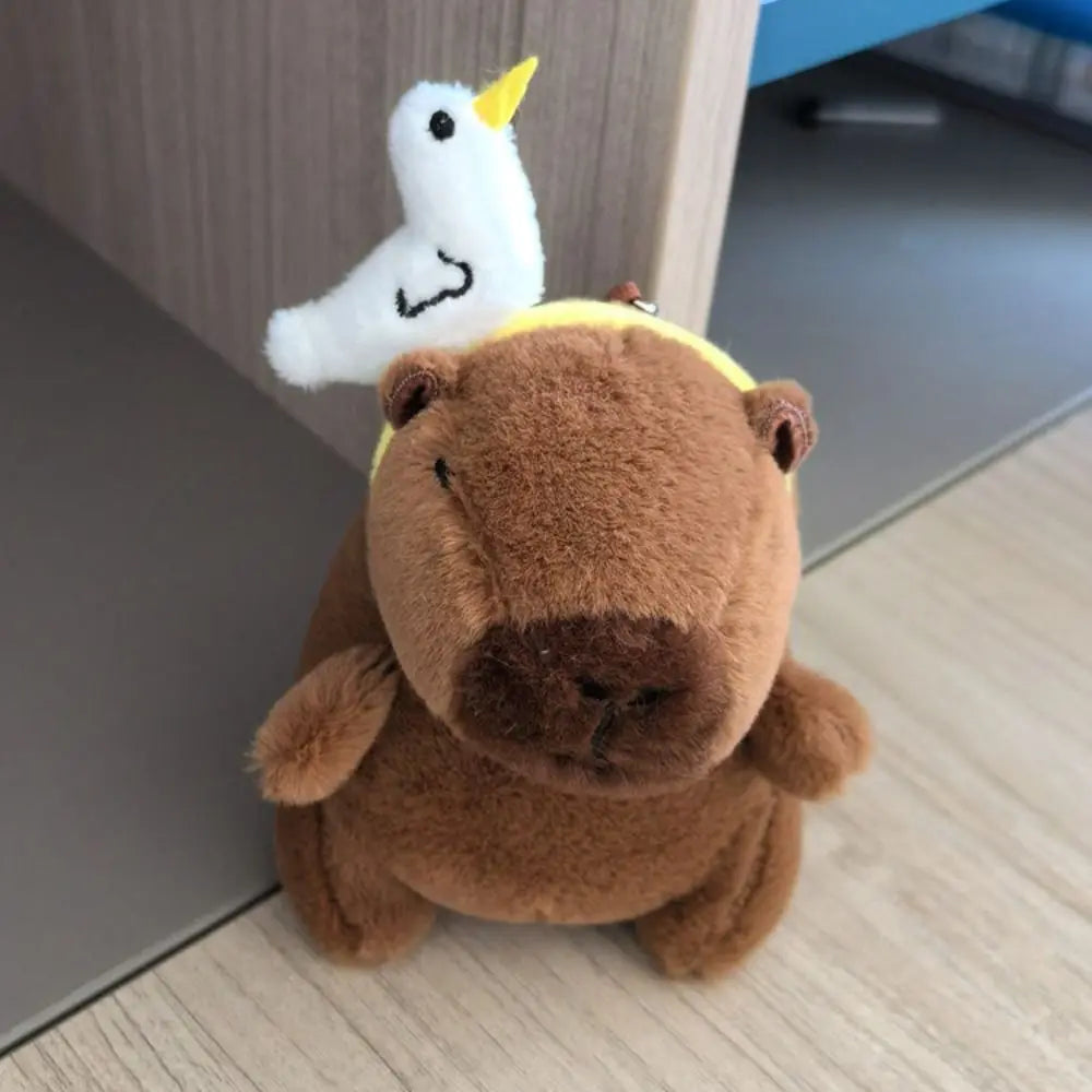 Mini Capybara Plushie – Hoodies, Headphones & Ducks