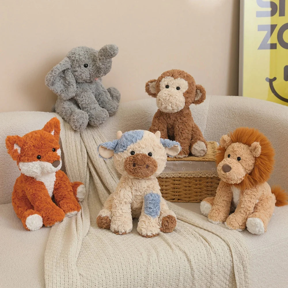 Sitting Forest Animal Plushie