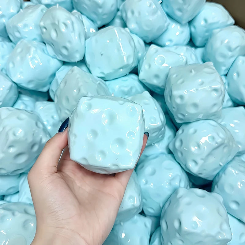 Crunchy Cheese Cube Squishy