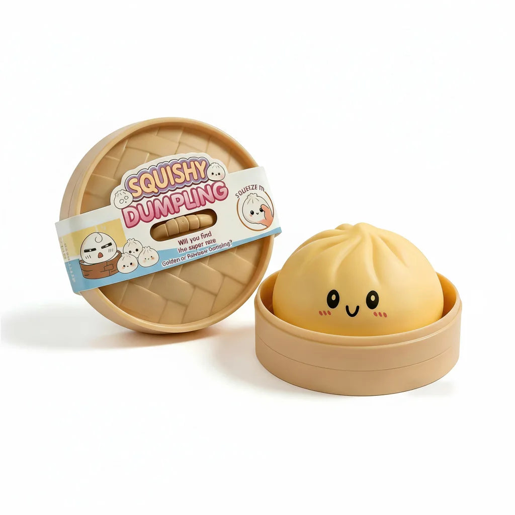 Glitter Dumpling Squishy with Box
