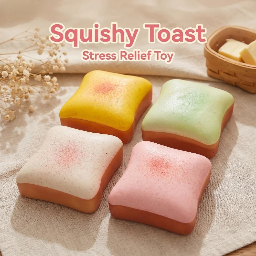Pastel Butter Toast Squishy