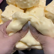 Crunchy Cheese Cube Squishy