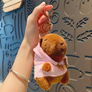 Mini Capybara Plushie – Hoodies, Headphones & Ducks