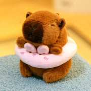 Mini Capybara Plushie – Hoodies, Headphones & Ducks