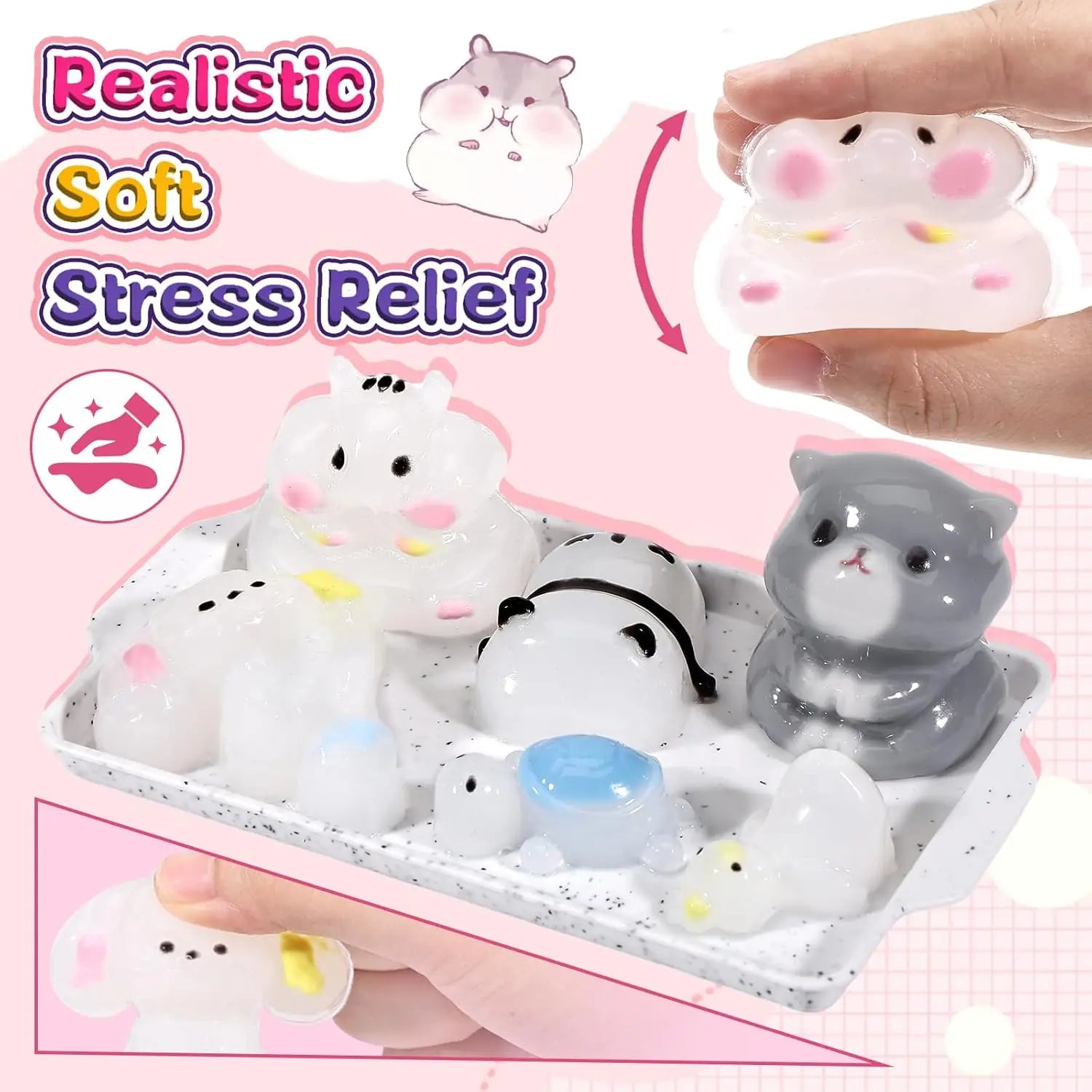 DIY Taba Squishy Kit – Animal, Food & Cat Paw Molds