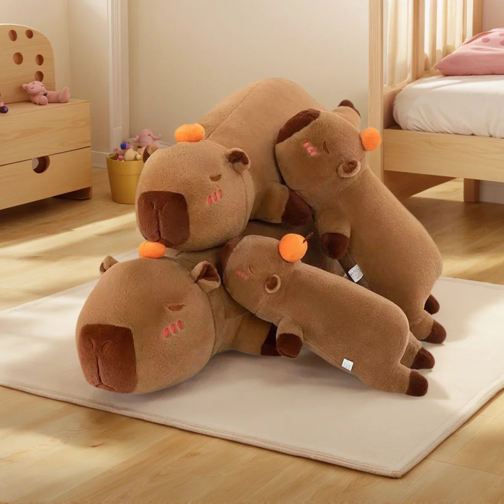 Persimmon Capybara Plushie