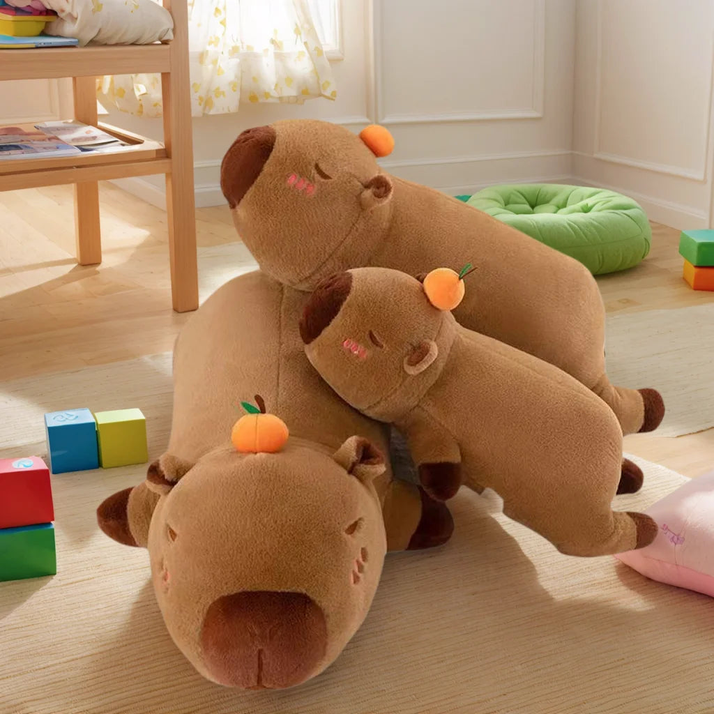 Persimmon Capybara Plushie