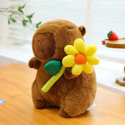 Capybara Plushie with Turtle Backpack (25cm)