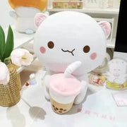 Peach Cat Plush Pillow – 30cm or 35cm